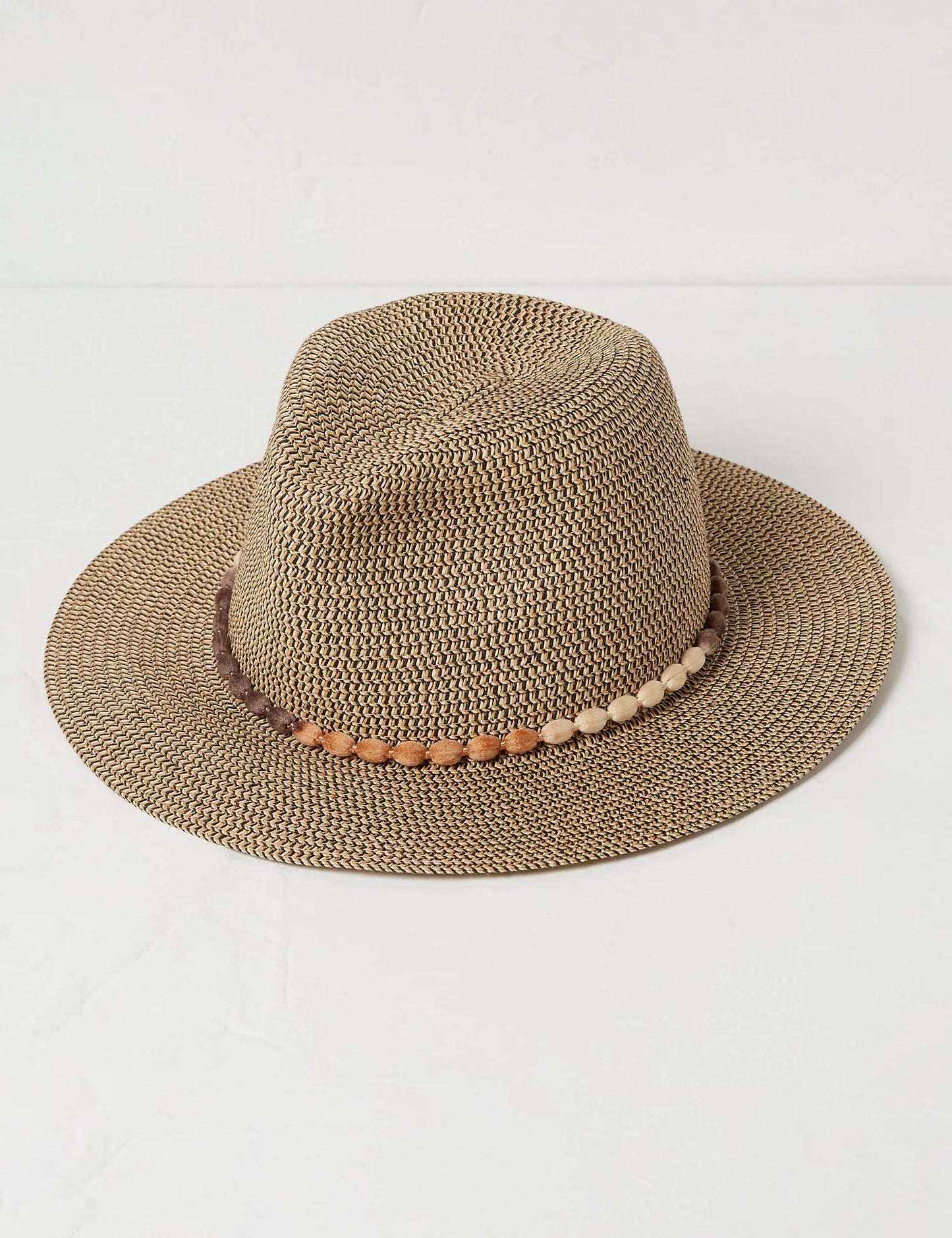 Straw Weave Fedora Hat
